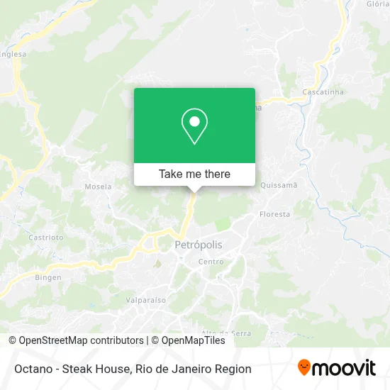 Octano - Steak House map