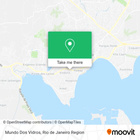 Mundo Dos Vidros map