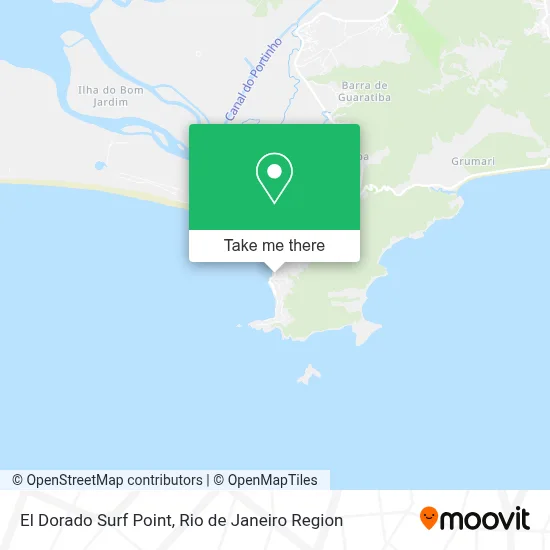 El Dorado Surf Point map
