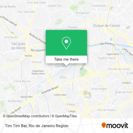 Tim Tim Bar map
