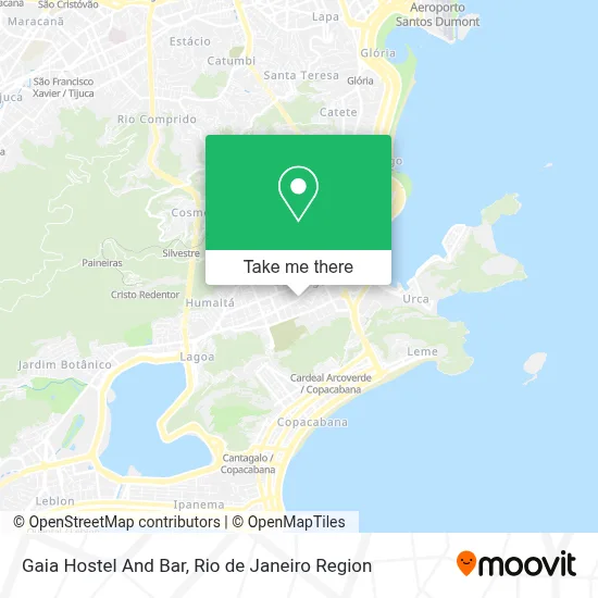 Gaia Hostel And Bar map