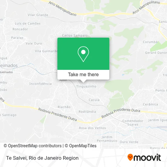 Te Salvei map