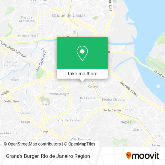 Grana's Burger map