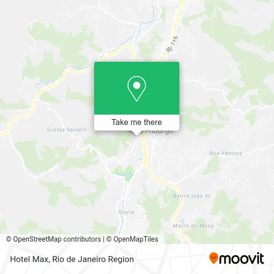 Hotel Max map