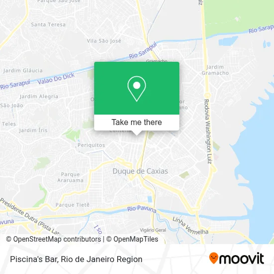 Piscina's Bar map
