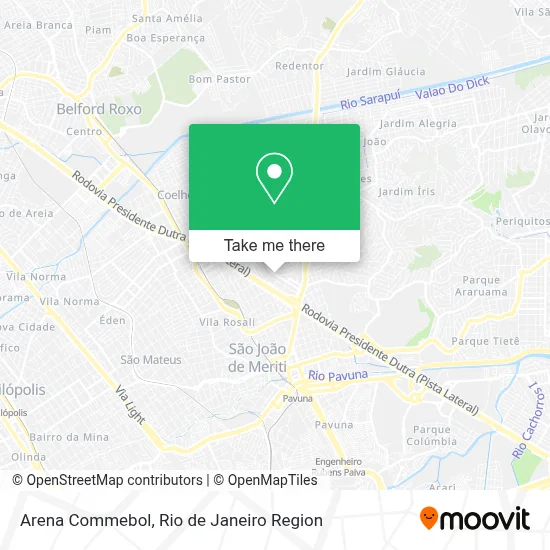 Arena Commebol map