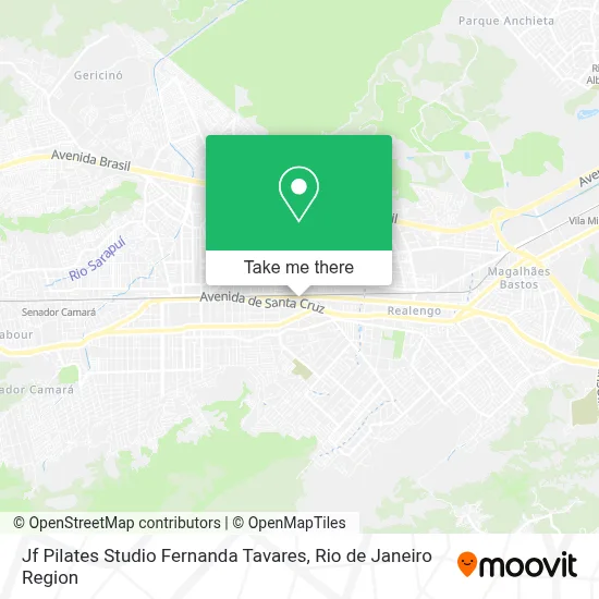 Jf Pilates Studio Fernanda Tavares map