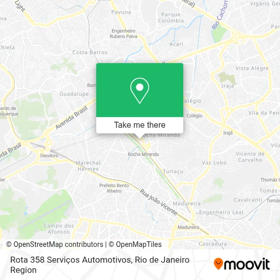 Rota 358 Serviços Automotivos map