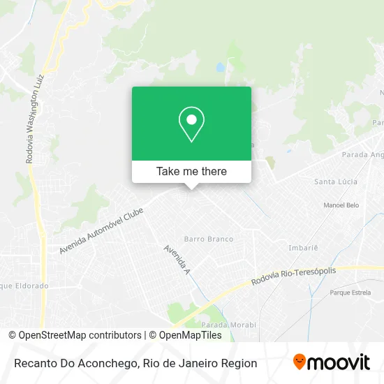 Recanto Do Aconchego map