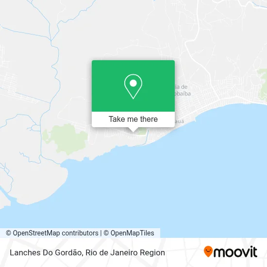 Lanches Do Gordão map
