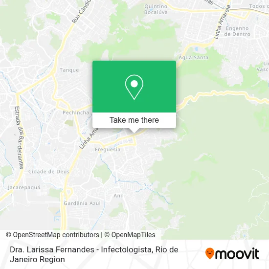 Dra. Larissa Fernandes - Infectologista map