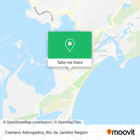 Caetano Advogados map