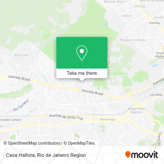 Casa Hallora map