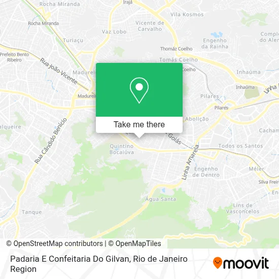 Padaria E Confeitaria Do Gilvan map