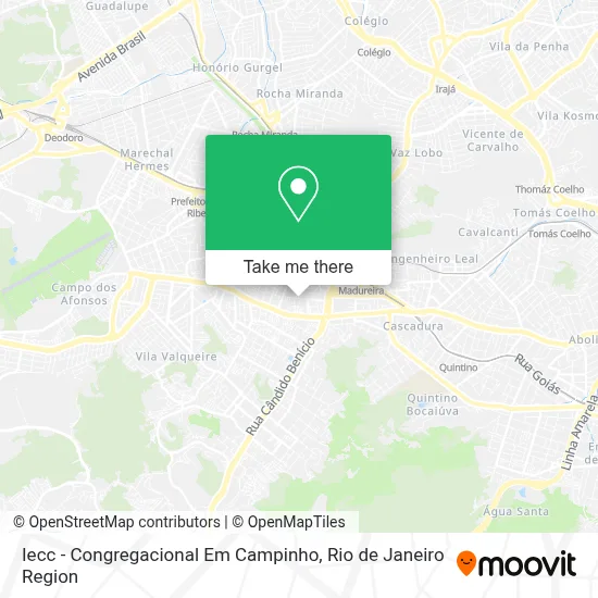 Iecc - Congregacional Em Campinho map
