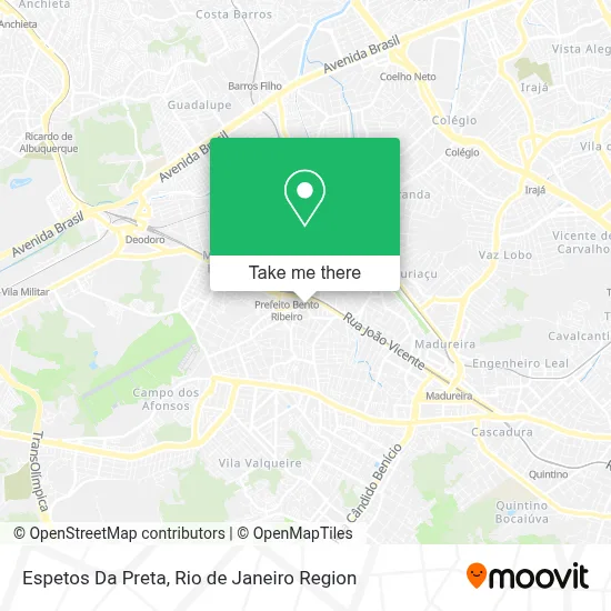 Espetos Da Preta map