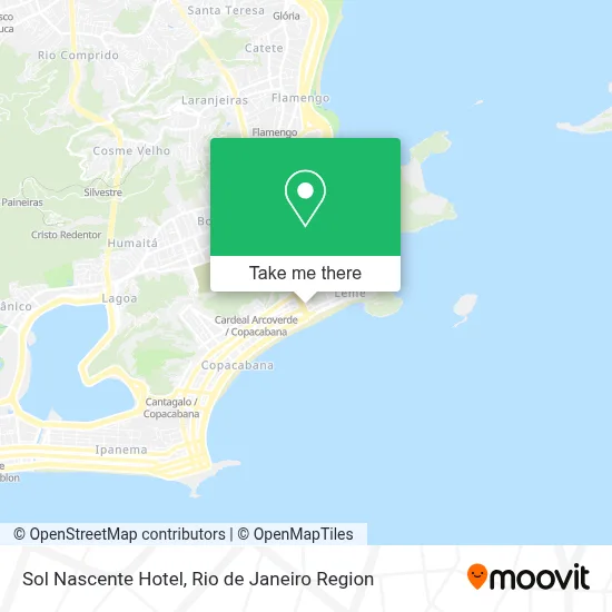 Sol Nascente Hotel map