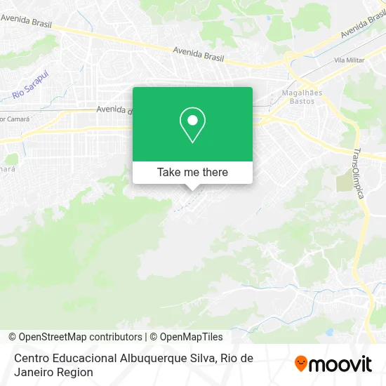 Centro Educacional Albuquerque Silva map