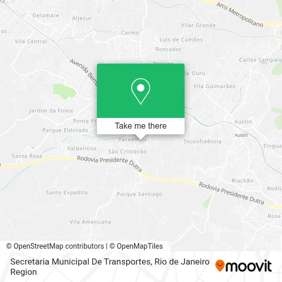 Secretaria Municipal De Transportes map