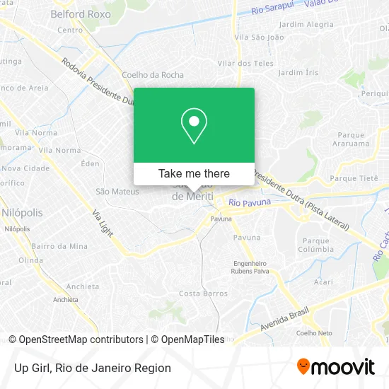 Up Girl map