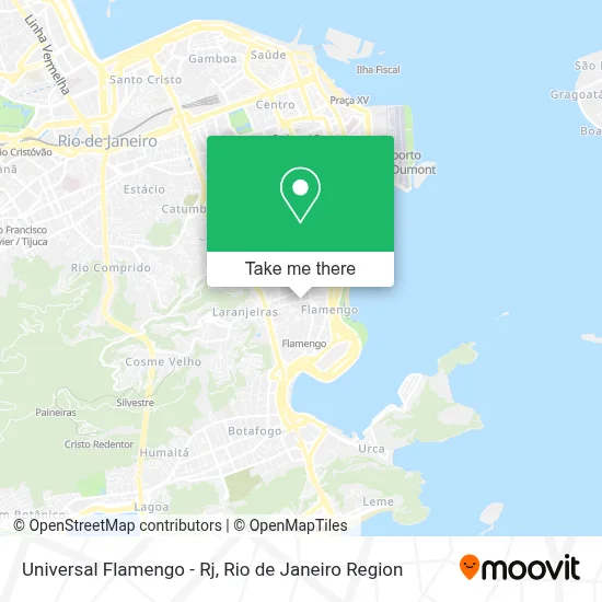 Universal Flamengo - Rj map