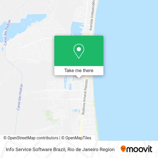 Info Service Software Brazil map