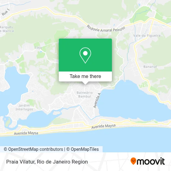 Praia Vilatur map