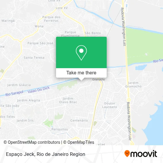 Espaço Jeck map