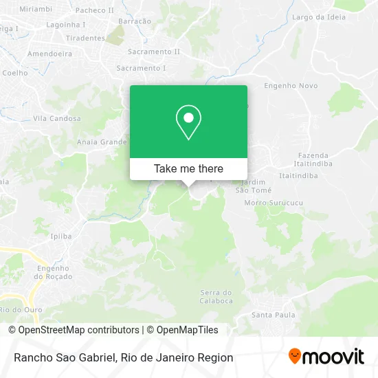 Rancho Sao Gabriel map