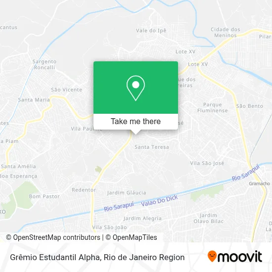 Grêmio Estudantil Alpha map