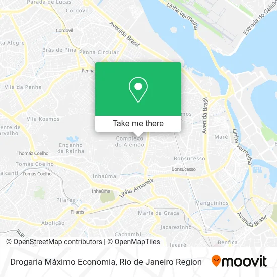 Drogaria Máximo Economia map