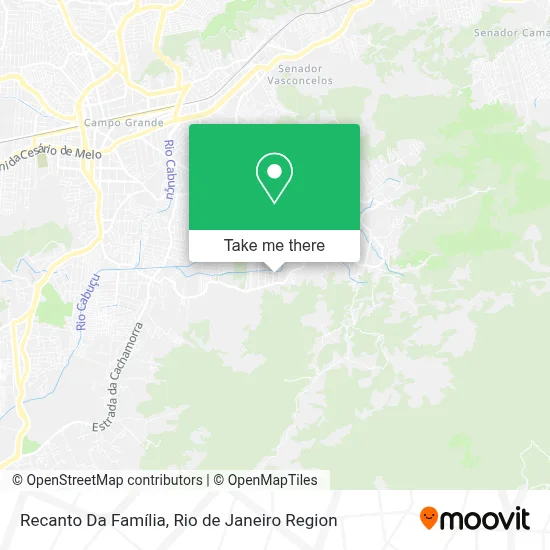 Recanto Da Família map