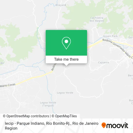 Iecip - Parque Indiano, Rio Bonito-Rj. map