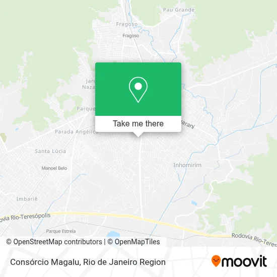 Consórcio Magalu map