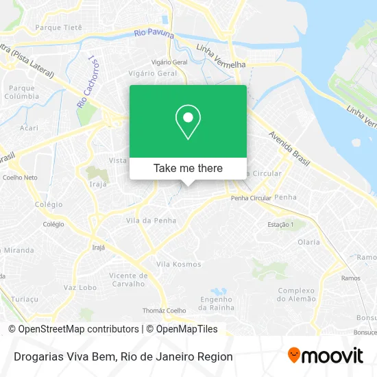 Drogarias Viva Bem map
