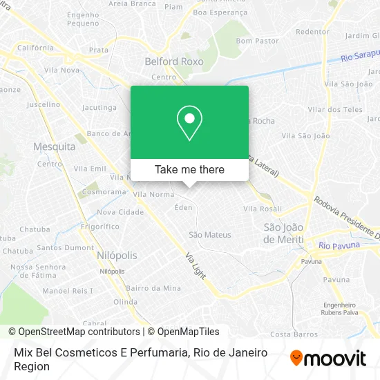 Mix Bel Cosmeticos E Perfumaria map