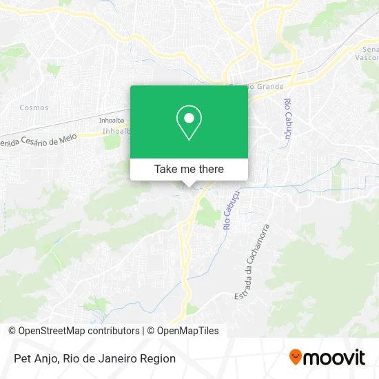 Pet Anjo map