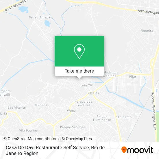 Casa De Davi Restaurante Self Service map