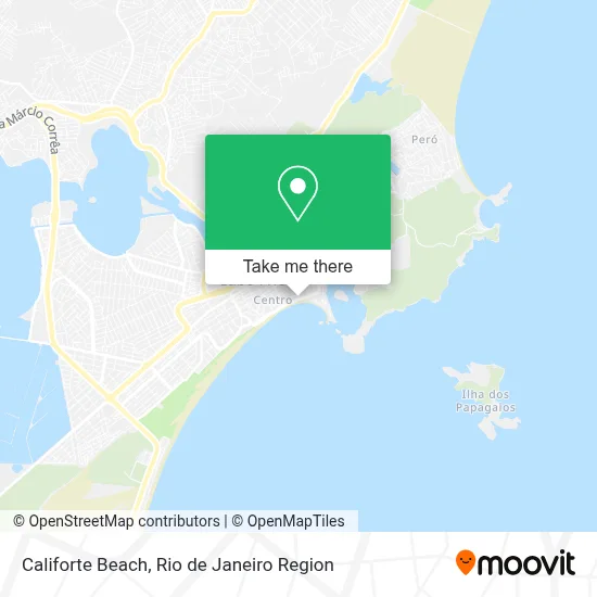 Califorte Beach map