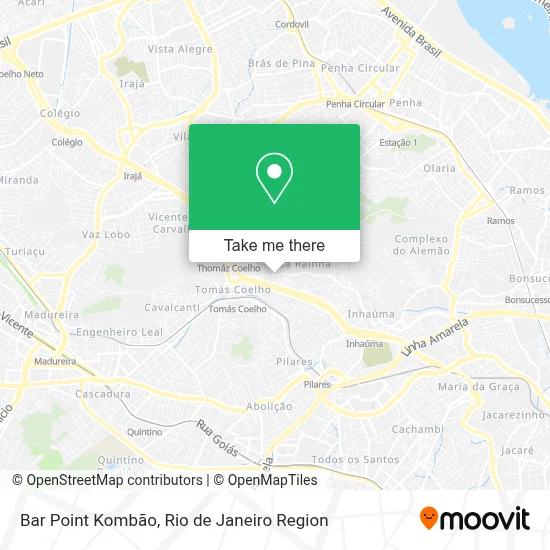 Bar Point Kombão map