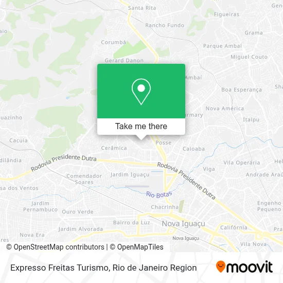 Expresso Freitas Turismo map