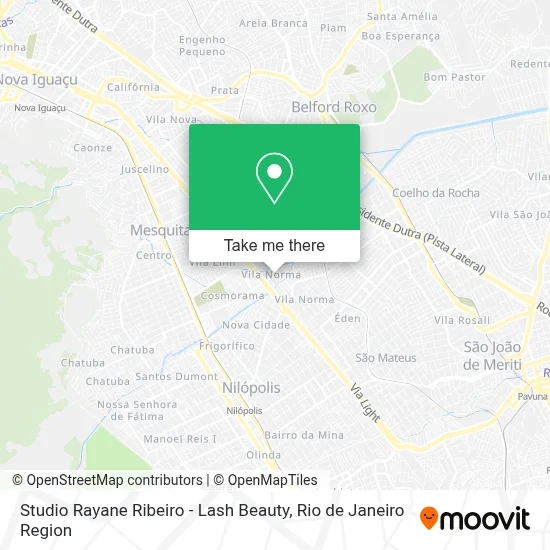 Studio Rayane Ribeiro - Lash Beauty map