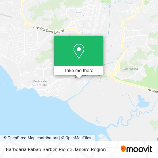 Barbearia Fabão Barber map
