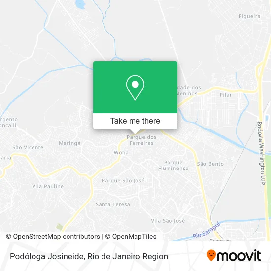 Podóloga Josineide map