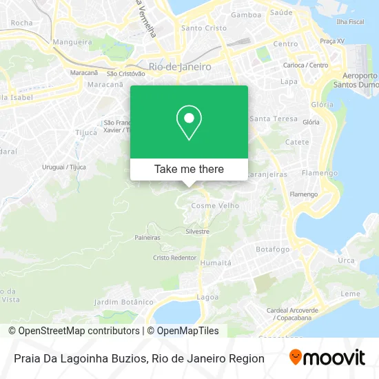Praia Da Lagoinha Buzios map