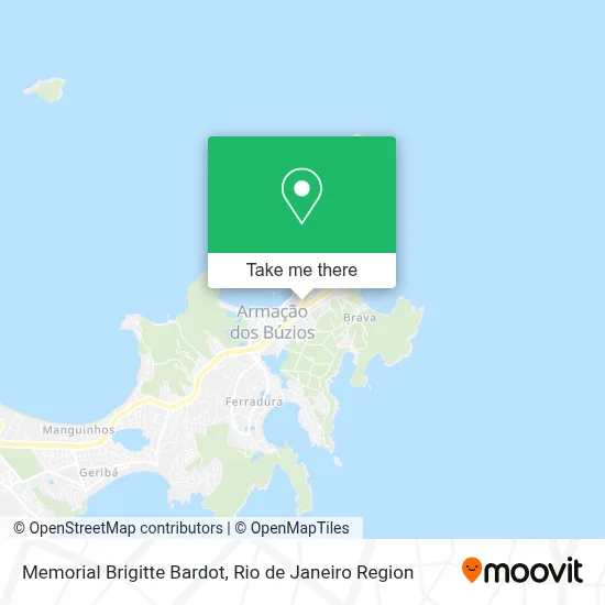 Memorial Brigitte Bardot map