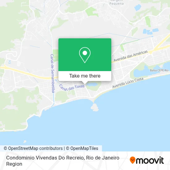 Condominio Vivendas Do Recreio map