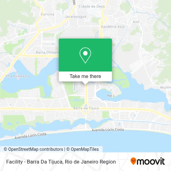 Facility - Barra Da Tijuca map