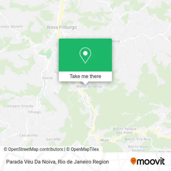 Parada Véu Da Noiva map