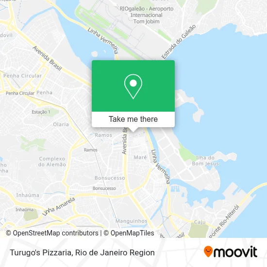 Turugo's Pizzaria map